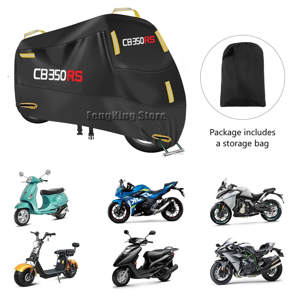 

For Honda CB350 RS CB350 RS Motorcycle Cover UV Protective Dustproof Snowproof Outdoors Rain Waterproof Cover