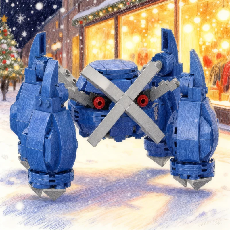 

686pcs MOC Metagross Evolution Pack Database Sets Model Building Blocks Architecture Toys Christmas Gifts Creative Education