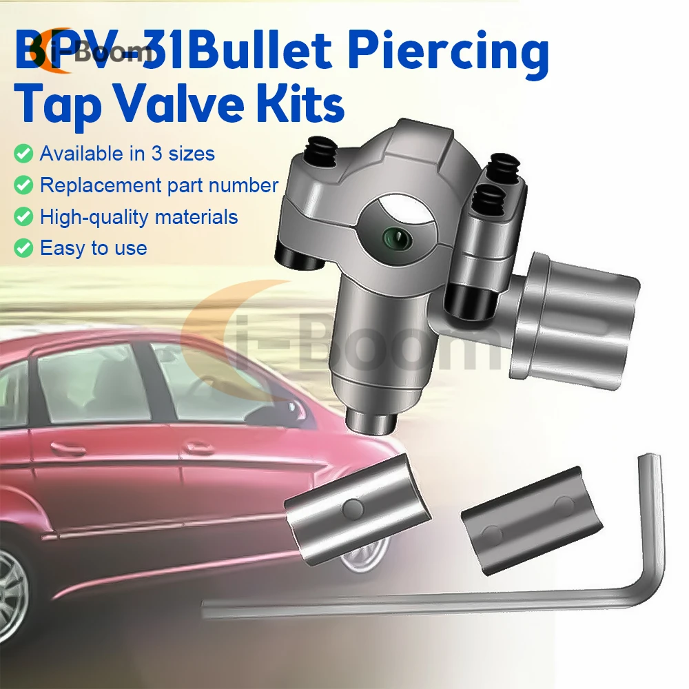 2Pcs Bullet Piercing Valve Line Tap BPV31 Hvac Parts Seal Refridgerator Ac Part Fixing Tools Bullet Puncture High Quality