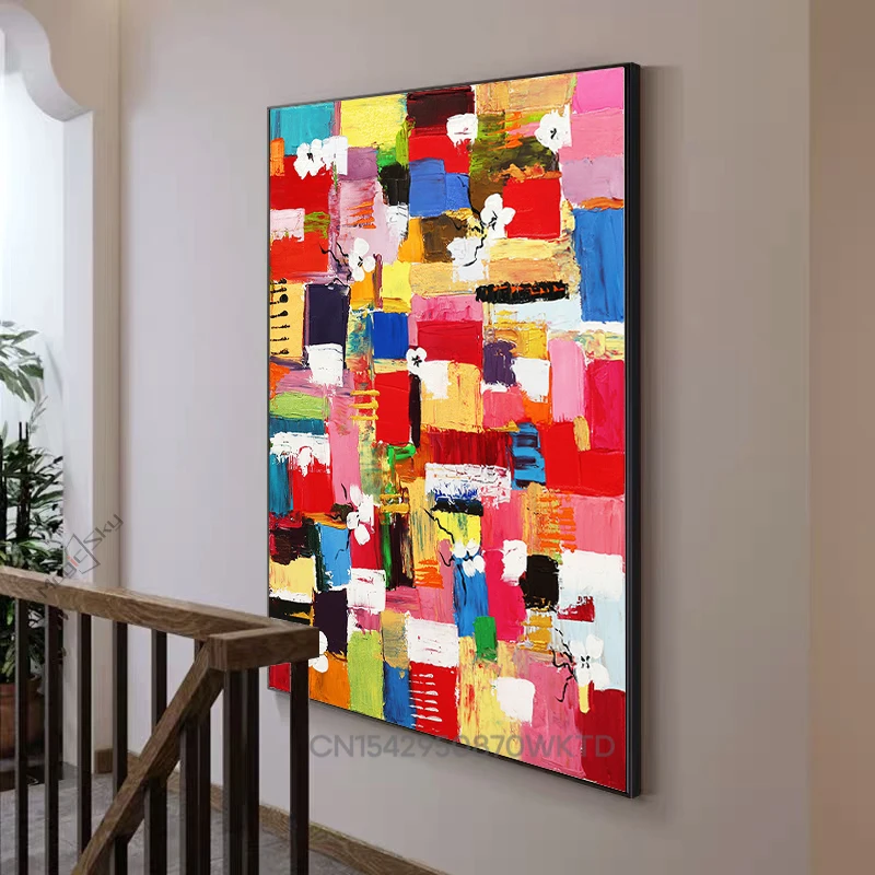 

Abstract Graffiti Colorful Oil Painting Canvas Posters and Prints Nordic Wall Art Pictures Living Room Home Decoration Aesthetic