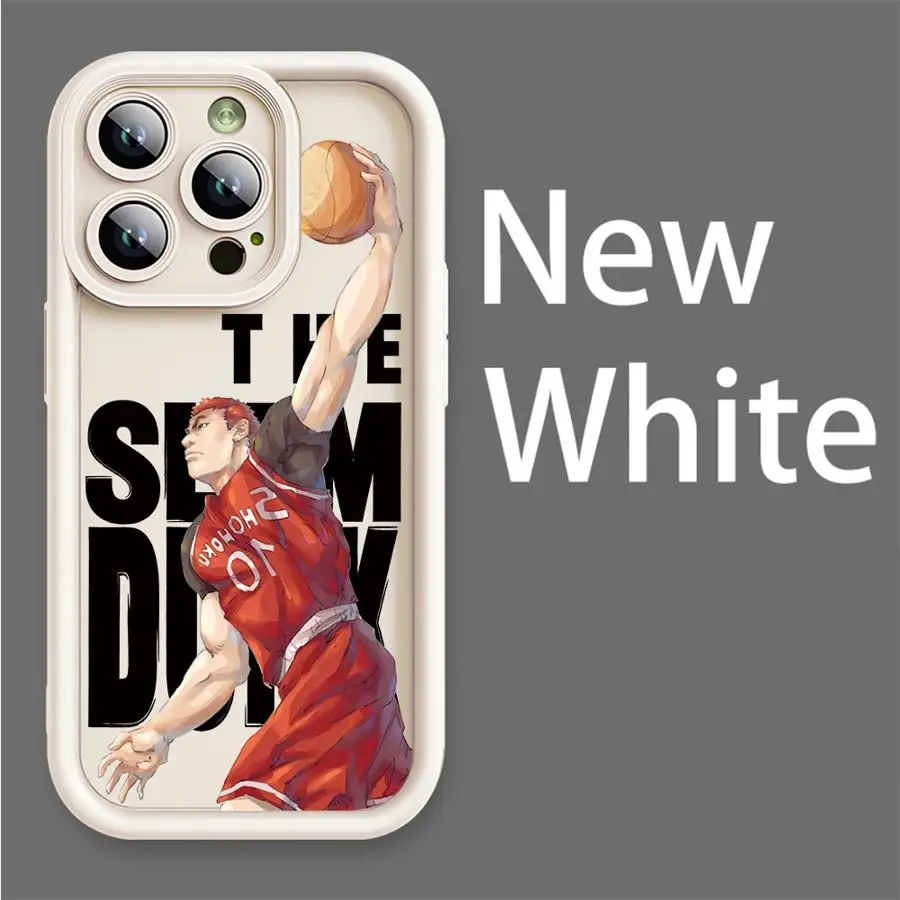 Japan Comic Slam Dunk Cover Phone Case for Apple iPhone 13 15 16 Pro Max 14 13 Pro 11 12 14Plus 15Plus Soft TPU image 4