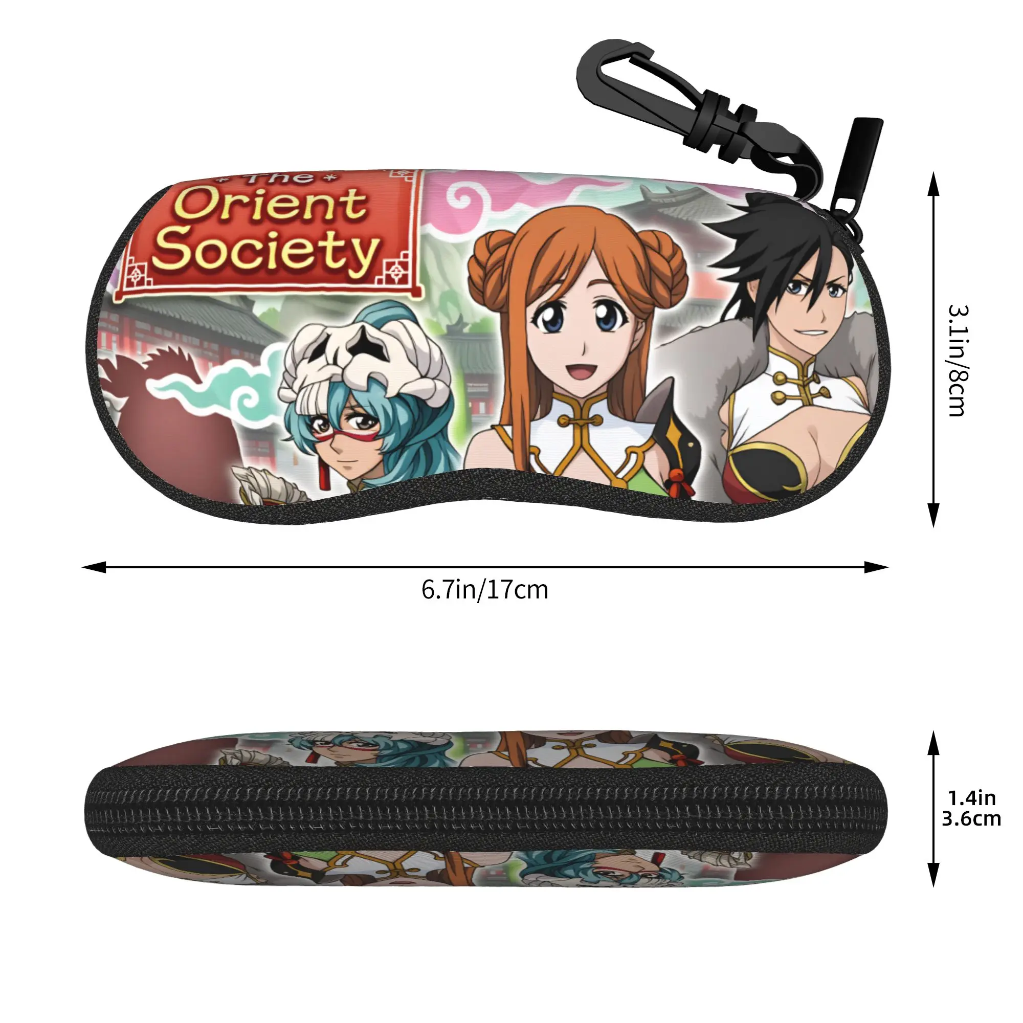 Nelliel Bleach Orihime Inoue Kukaku Shiba Shell Eyeglasses Case Men Women Cool  Glasses Case Sunglasses Box Pouch view 4