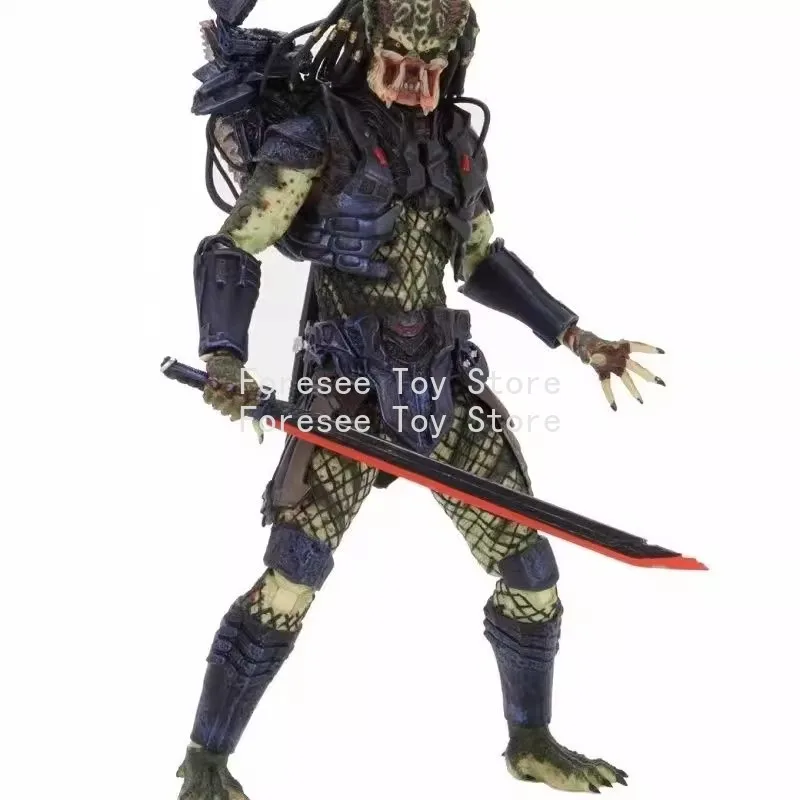 Neue 18 cm NECA Predator 2 Anime-Figuren Light-up Luxury Edition Actionfigur Desktop-Ornament Dekorationen Bestes Geschenk für Kinder