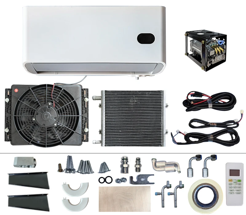 

Electric Mini Split Inverter caravan 110V Motorhome 24V 12V 12 Volt RV air Conditioner