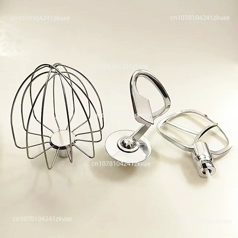 Chef Machine Stand Mixer Accessories Egg Beater Mixing Paddle Noodle Hook 4.5L 5.5L 8L Kitchen Mixer Replacement Attachments
