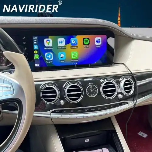 Android Auto Radio Player LCD Dashboard Digital Bildschirm Für Mercedes Benz W213 2016-2019 Multimedia Navigation Qualcomm CarPlay
