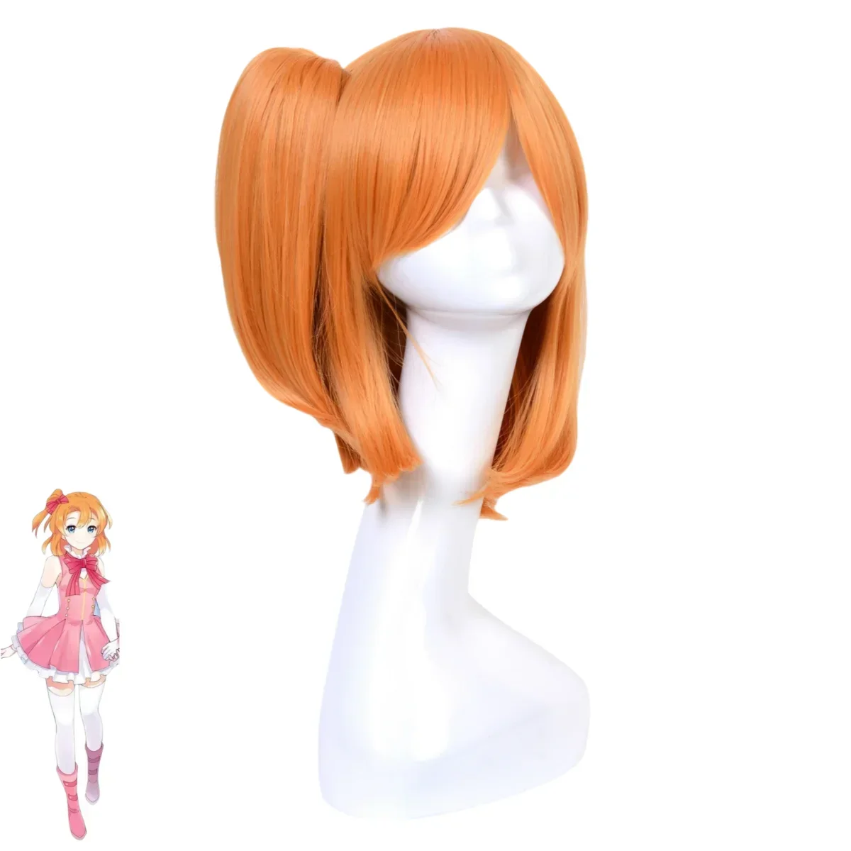 زي أنيمي تأثيري من أجل الحب الحي! ، مشروع معبود المدرسة ، هونوكا كوساكا ، ابدأ تنورة لوليتا داش للنساء ، فستان وردي ، شعر مستعار ، جميل ، بالغ #6