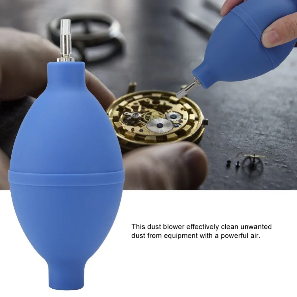 Blue Rubber Rubber Soft Cleaning Tool Soft Ball Pump Squeeze Ball Design Dust Air Blower Pump Portable Air Blower Watch Repair