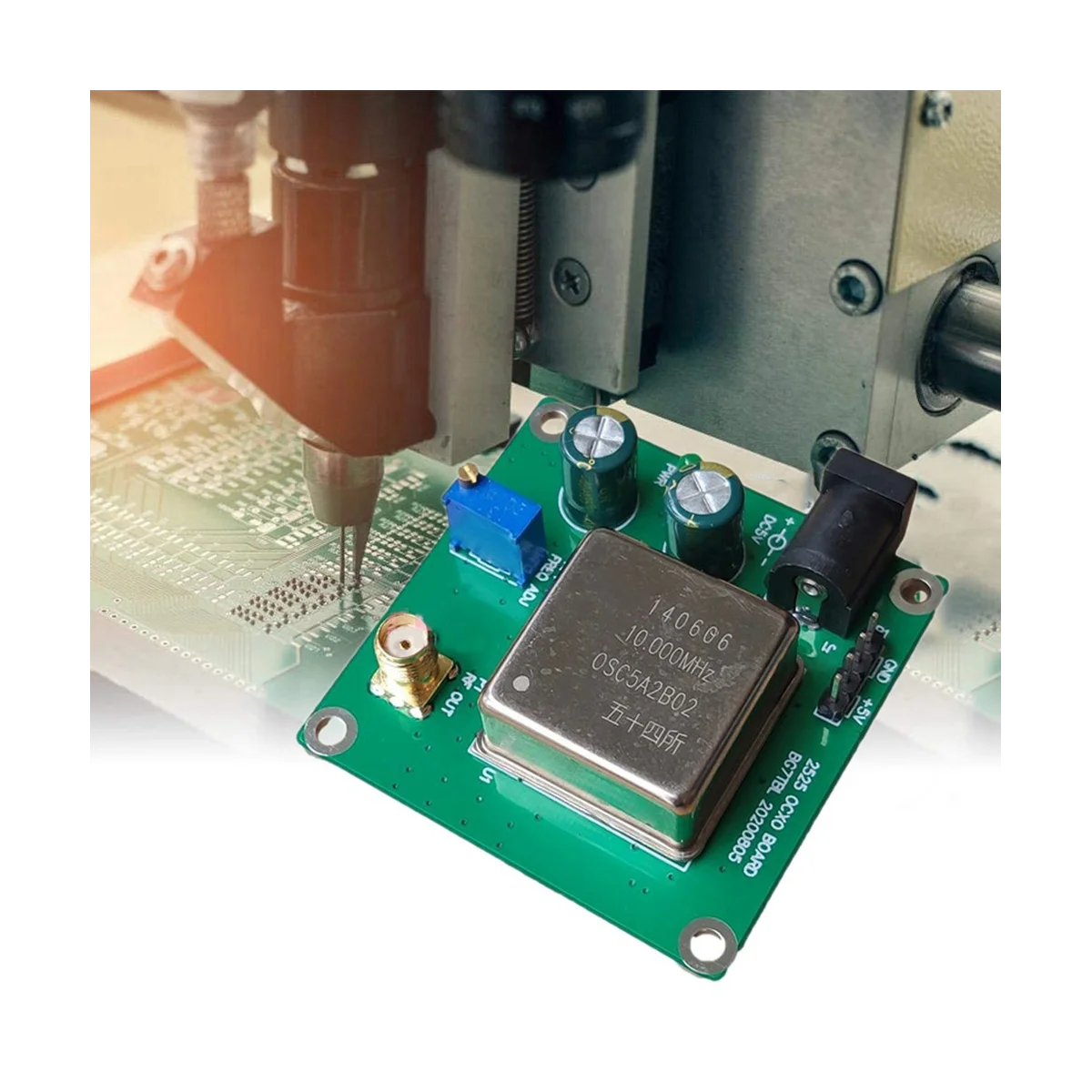 10M OCXO Frequency Standard Board 10MHz/13DBM Constant Temperature Crystal Oscillator Sine Wave Output OCXO-10M-2525