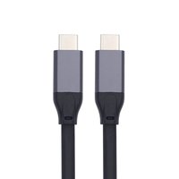 Male to Male Data 100W Cable with E-marker for Laptop USB-C USB 3.1 Type C Gen2 10Gbps