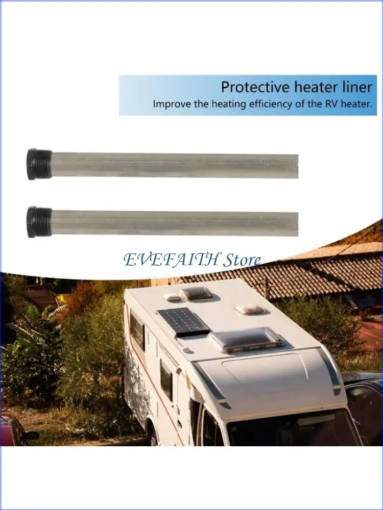 

124B 2Pcs Campers Water Heater Magnesium Anode Rod 9.25x3/4inch Water Tanks Anode Rod