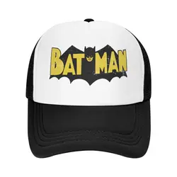 Adult Bats Man Retro Logo Trucker Cap Outdoor Mesh Baseball Cap Dad Hat Trucker Worker Cap Adjustable Sports Cap Spring