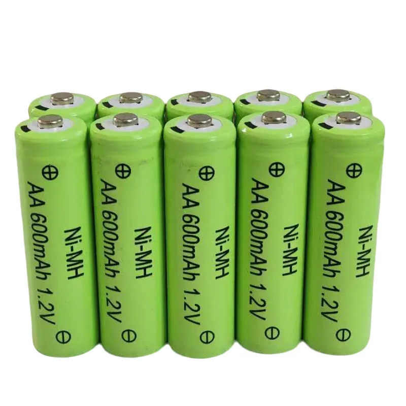 Brand new AA 1.2V rechargeable battery 600mAh Ni-MH battery suitable for remote control electric small toys alarm clock