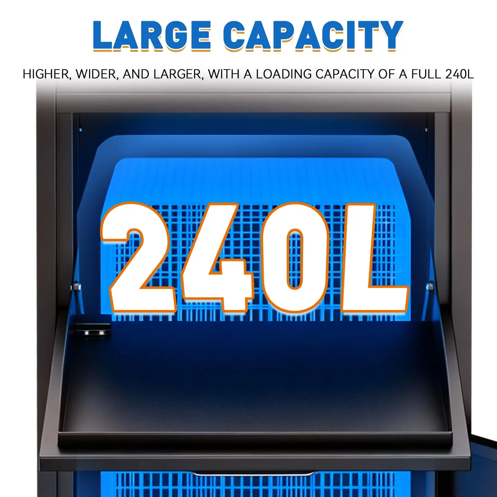 Package Delivery Boxes for Outside, 20.8 * 16.5 * 47.2IN Large Mailbox for Parcel, Automobile Steel Parcel Mailbox