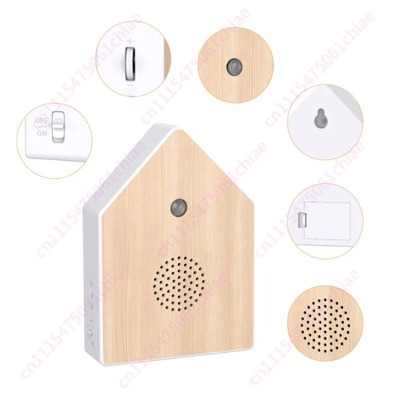Birdsong Music Box, Relaxation Music Box Wooden Model, Attract Birds Yoga Auxiliary Sound