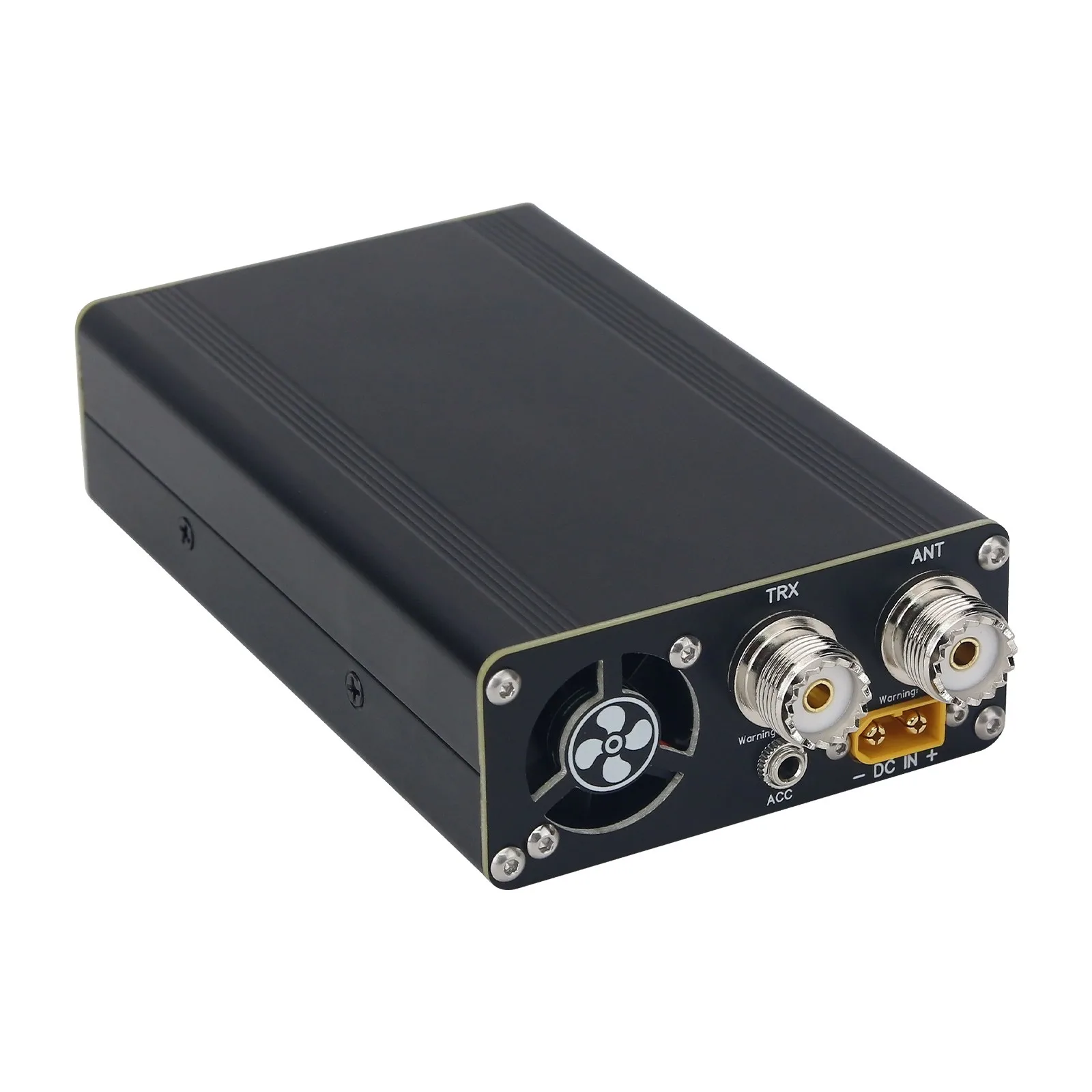 Nuevo 50W Micro PA50-3 tercera generación portátil HF de onda corta 3,5 MHz-30MHz amplificador de potencia con filtro LPF pantalla OLED