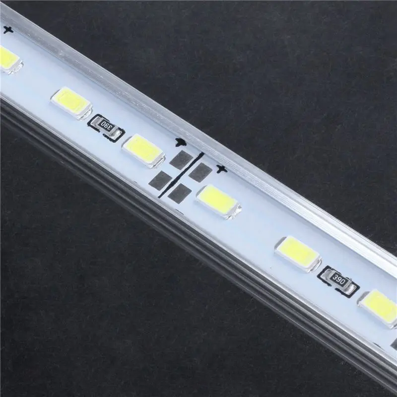 TFORU-5Pcs 50CM 5630 SMD 36 LED Day White Aluminium Rigid Strip Bar Light Lamp