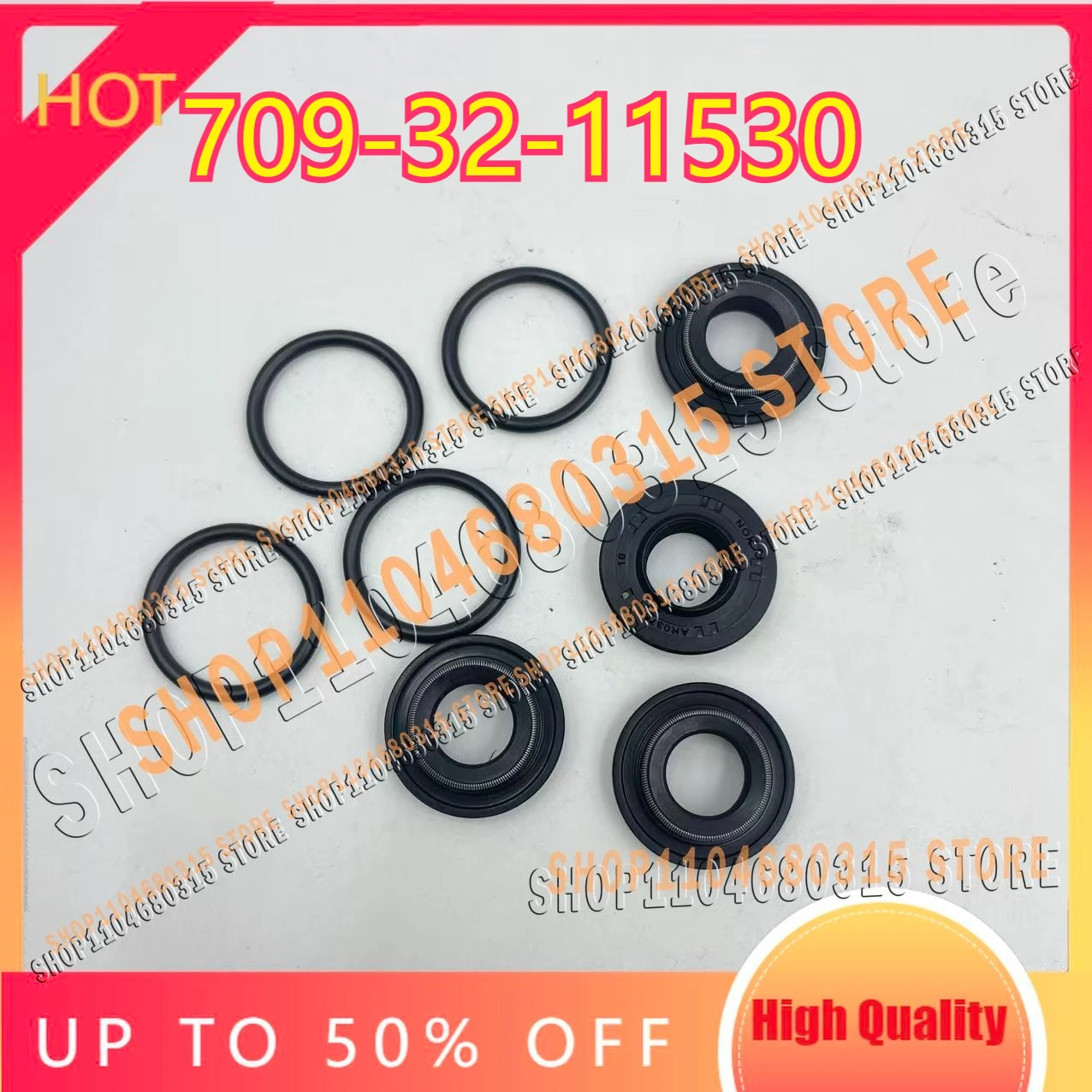 709-32-11530 7093211530 NEW SEAL DUST FOR KOMATSU PC20 PC28UU PC25 PC27 PC30 PC35 PC38UU PC40 HYDRAULIC CONTROL VALVE MIAN VALVE