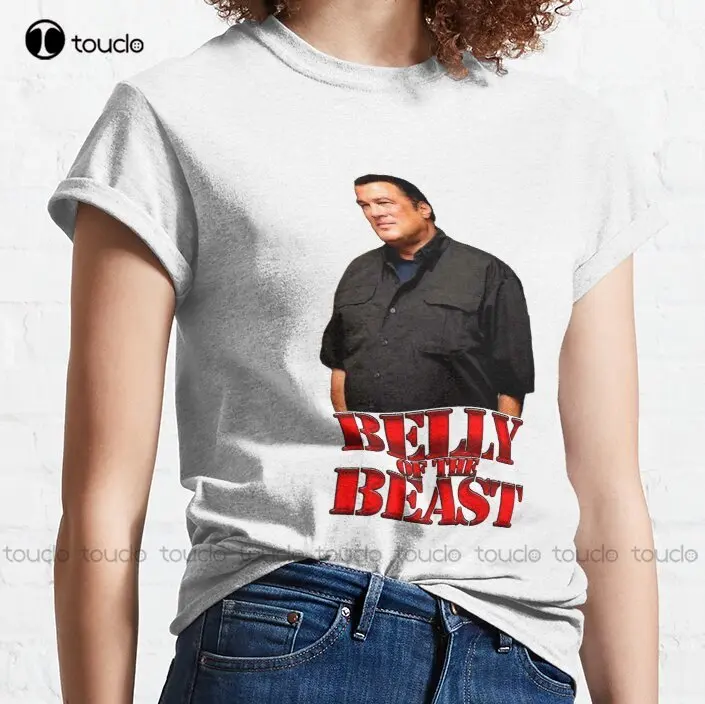 Steven Seagal - Belly Of The Beast Trend T-Shirt Fishing Shirt Funny Art Streetwear Cartoon Tee Xs-5Xl Custom Gift New Popular