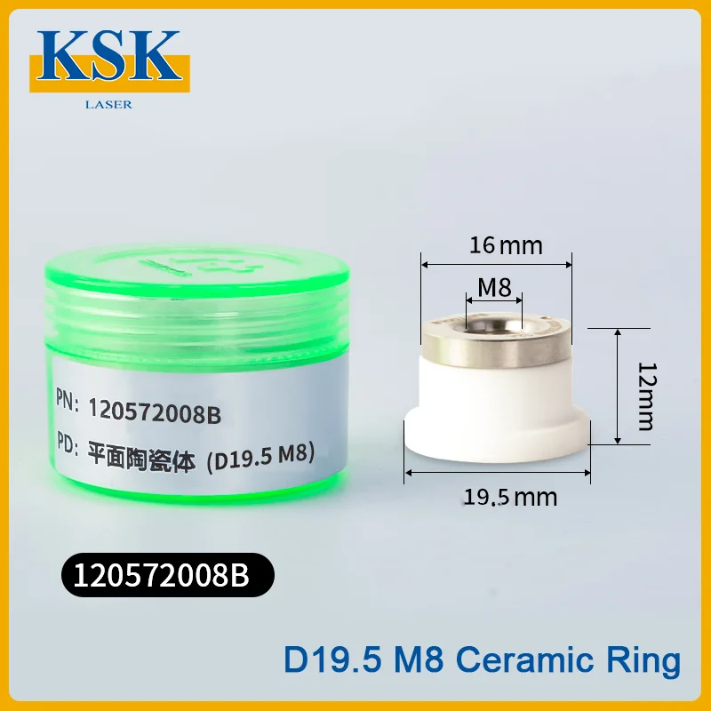 KSK Raytools Original D32/D28/D19.5/D21.4 Laser Ceramic Ring Nozzle Holder For Raytools Empower Fiber Laser Cutting Head