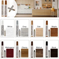 Wooden Furniture Repair Pen Touch Up Markers & Filler Sticks Wood Scratch Restoration Kit Patch Paint Pen Wood Composite Repair