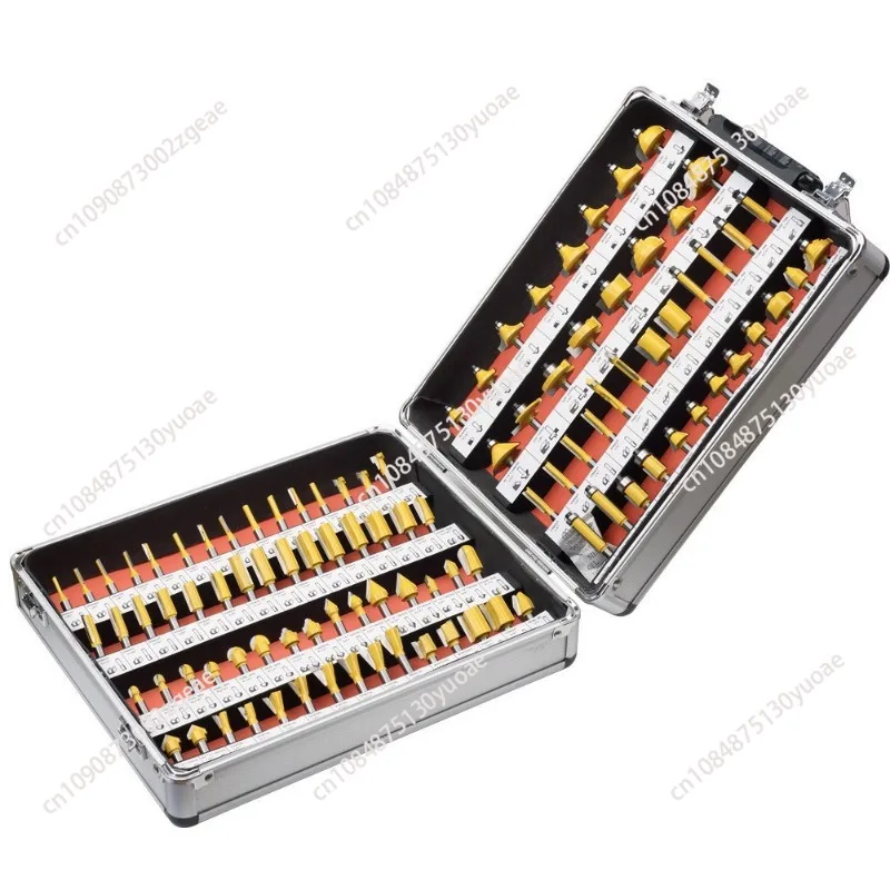 For Electric Edge Trimmer 100Pcs set Shank Tungsten Carbide  Drill Bit Woodworkingcarpentry suit