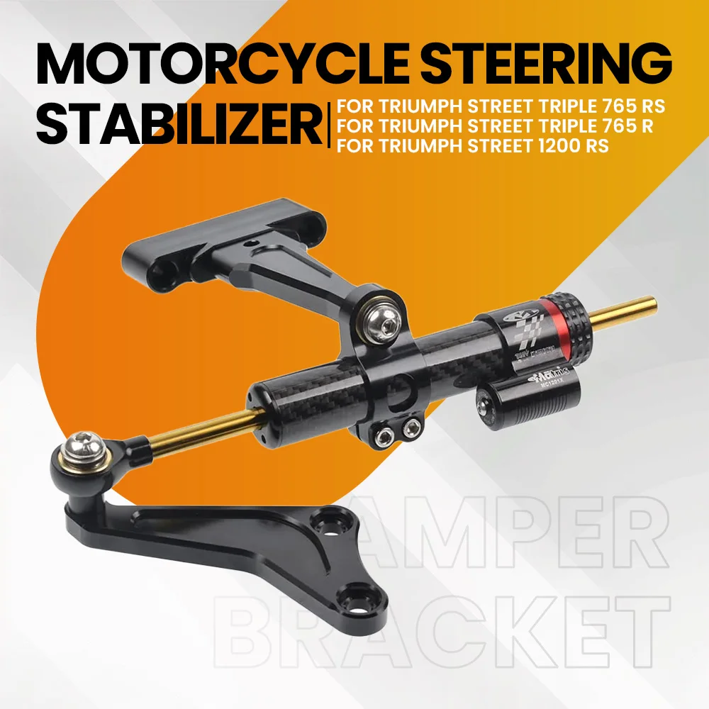Moto Ammortizzatore di Sterzo Staffa Stabilizzatore di Supporto Velocità Oscillazione Accessori di Sicurezza Per Street Triple 765R 765RS 1200RS