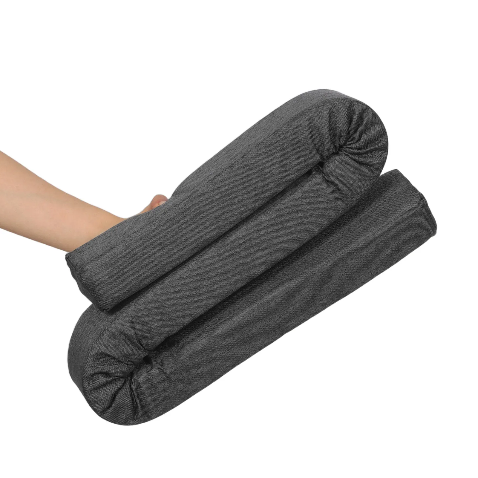 Cotton Linen Sponge Bed Gap Filler Mattress Bridge Wedge 120cm Wide Edge Seam Filler For Bed‑to‑Wall Or Between Mattresses Gaps