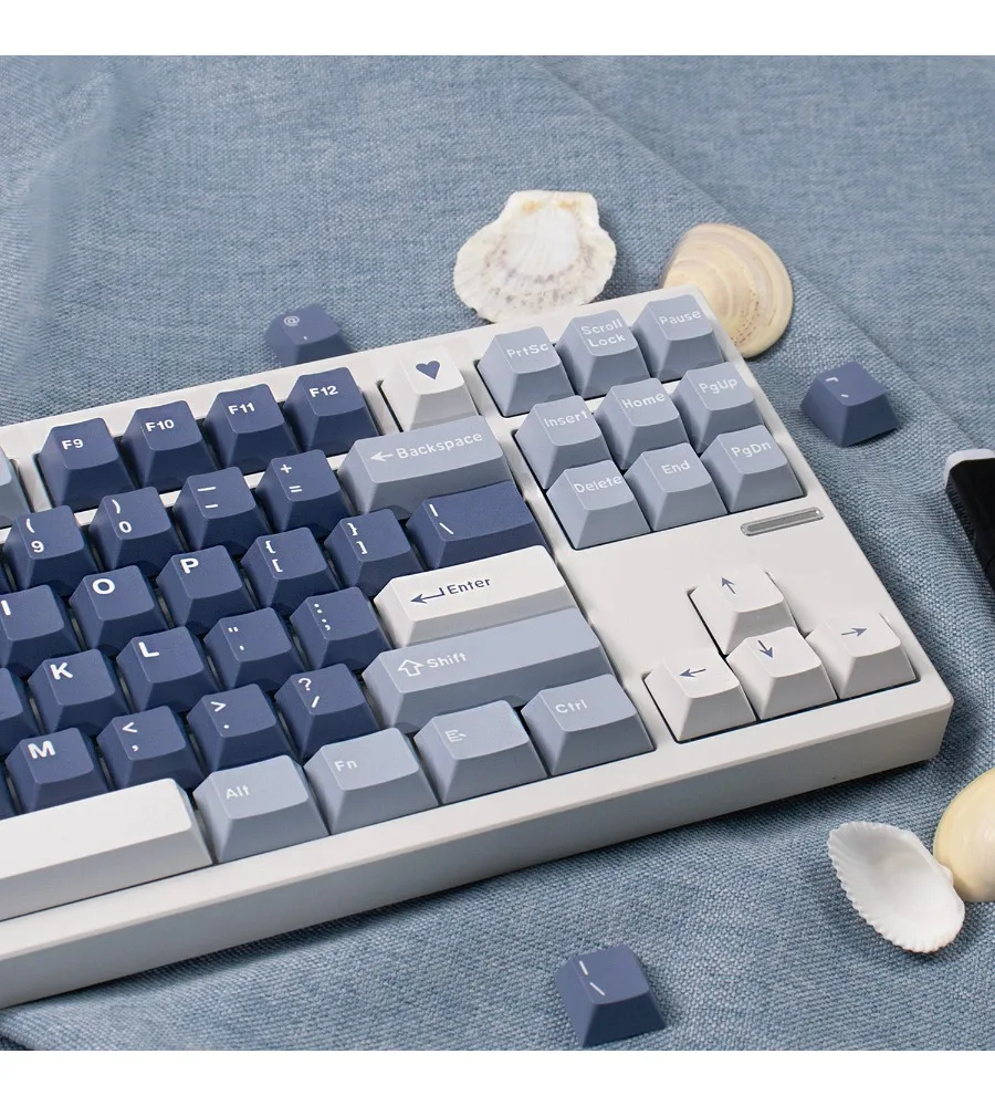 Two-color molding large full set of mechanical keyboard cap 64/75/87/104 keycap 164 key cherry original height