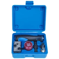 Herramienta de abocardado de línea de freno, herramienta de abocardado doble de 3/16 pulgadas, herramienta doble de línea de freno de mano de Metal para freno de camión automotriz de motocicleta