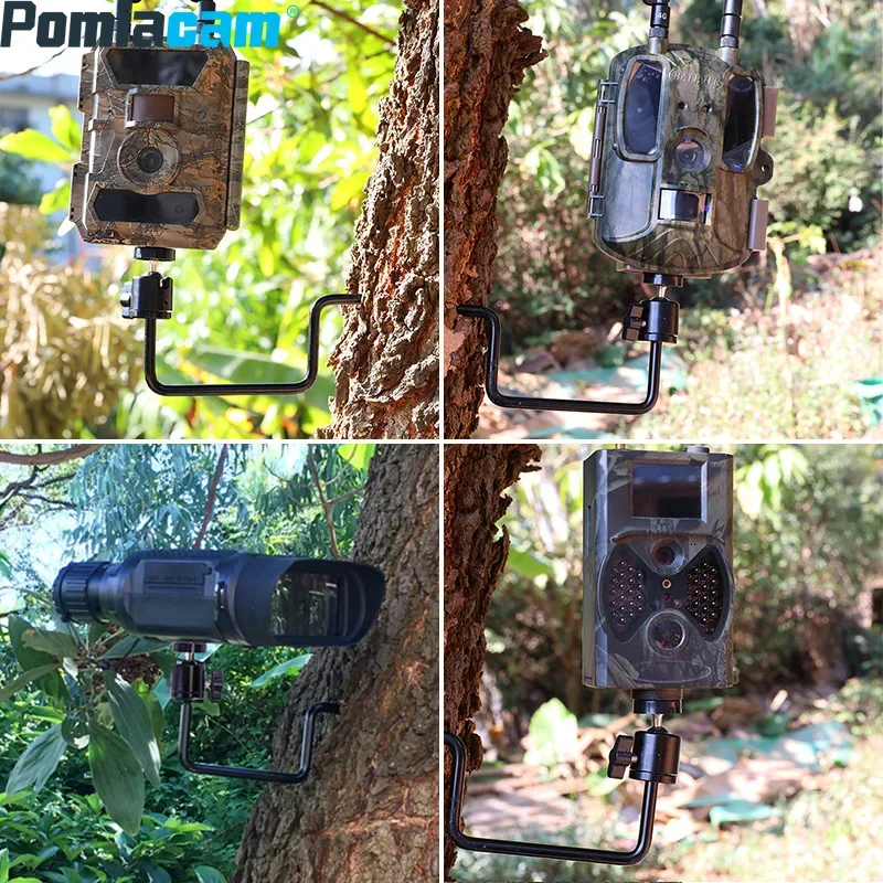3pcs 5pcs Field Universal Scouting Trail Camera Mount Holder Adjustable Tree Stand Screw for Solar Panel Charger Night Vision