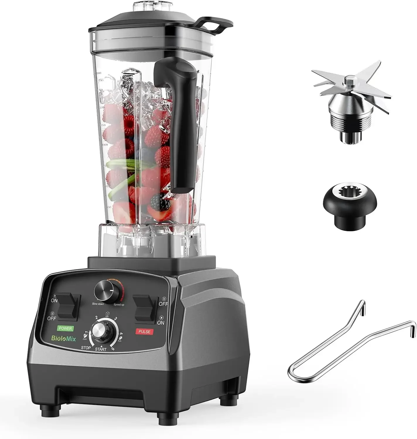 Professional Blender,Smoothie Blender,Blender for Kitchen with 2200 Watt Motor,68 Oz Large Capacity,High Speed Blender for Shake