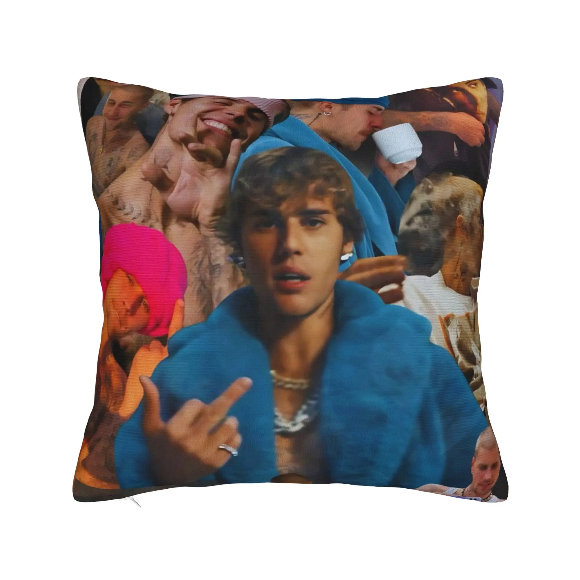 Bieberchella Justins Bieber Concert 2026 Pillow Covers Soft Cushion Cover Decorative  Pillow Case Cover Seat Multi Size