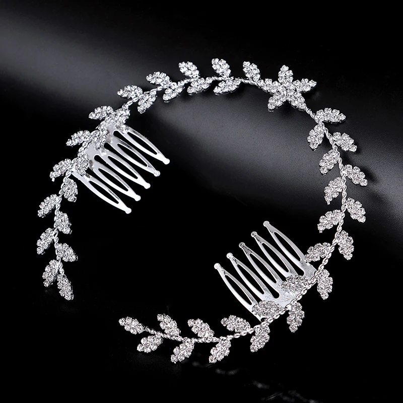 Tiaras And Crowns HADIYANA Wedding Hair Accessories Classicl Novel Design Elegant For Women Zircon BC5058