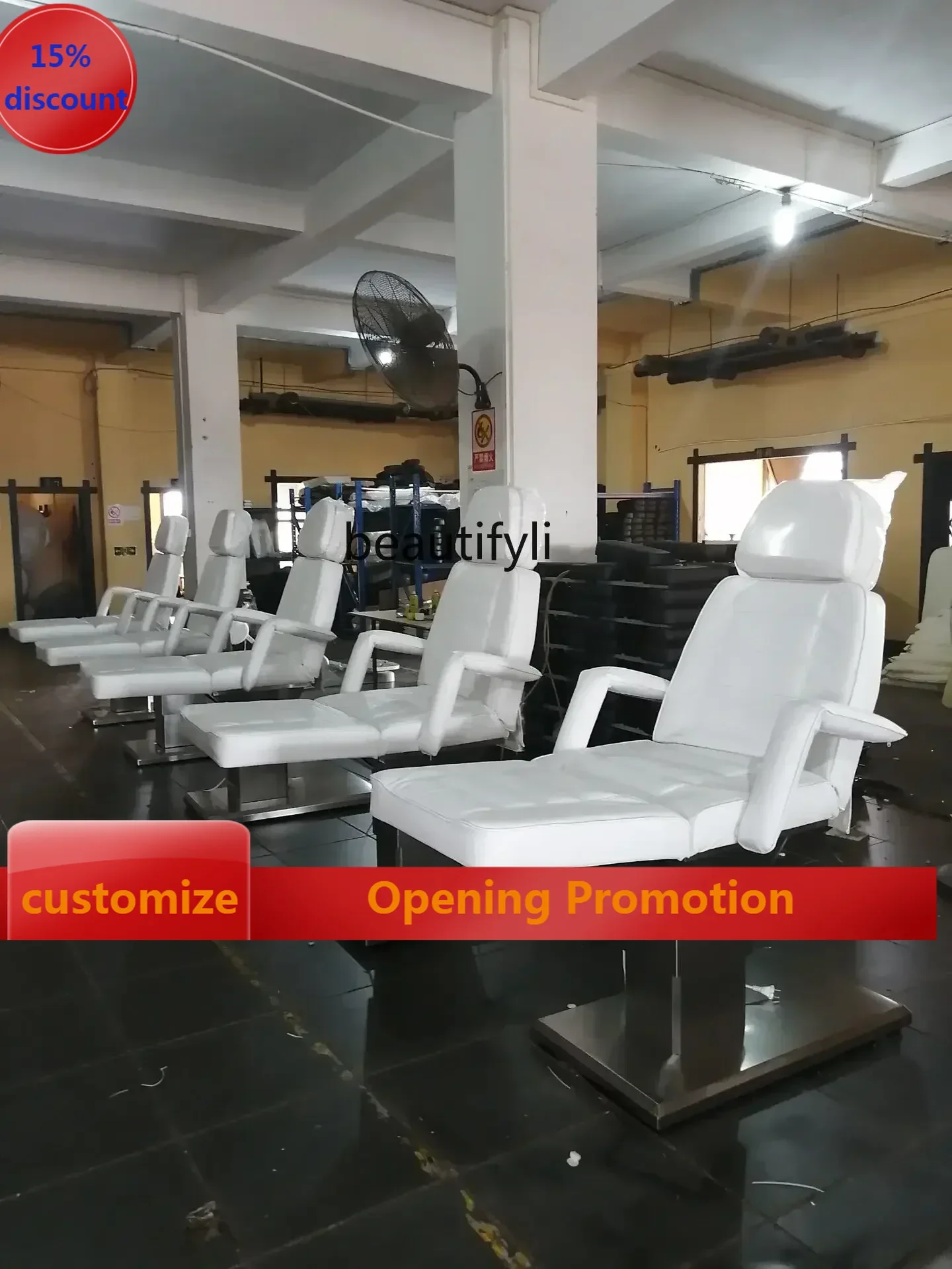 

SS 7304new style Electric Beauty Bed Stainless Steel Lifting Tattoo Bed Tattoo Couch Beauty Salon High-End Massage Bed