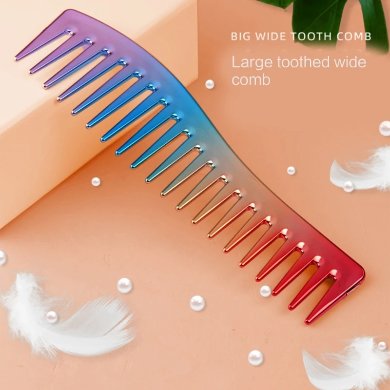 Electroplated Hair Combs Hair Brush Comb Barber Hair Comb Hair Styling Tools Salon Accessories for Hair Stylists image 2