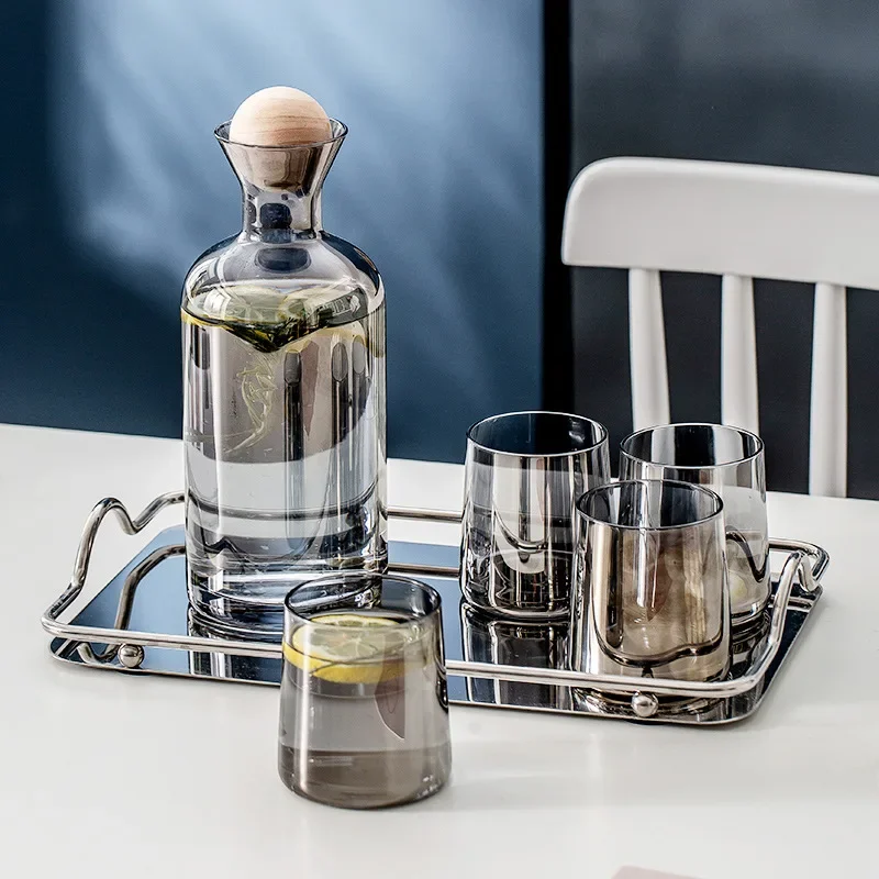 Glass Teapot Set With Cups Magnetic Self Brewing Gift Box