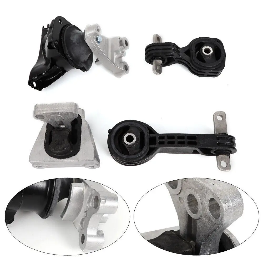 

4Pcs & Trans Set Front And Rear Engine Motor Mount 50820-SVA-A05 For 2006 2007 2008 2009 Honda Civic 1.8L