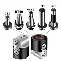 F1 boring head 50mm 75mm 100mm CNC lathe rough boring processing paired with BT30 BT40 NT30 NT40 C20 C25 R8 MT2 MT3 MT4
