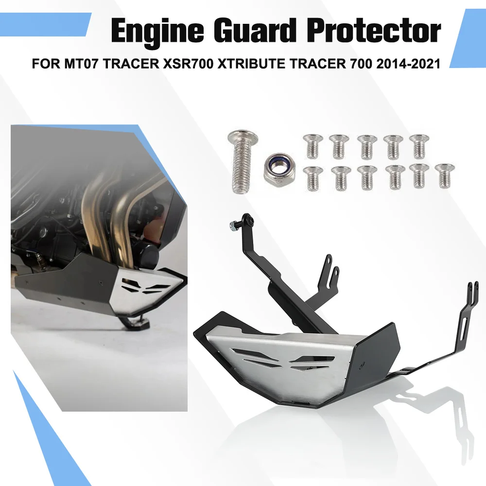 For YAMAHA MT 07 MT07 Tracer XSR700 XTribute TRACER 700 2014-2021 2020 2019 2018 Engine Base Chassis Protection Cover XSR 700