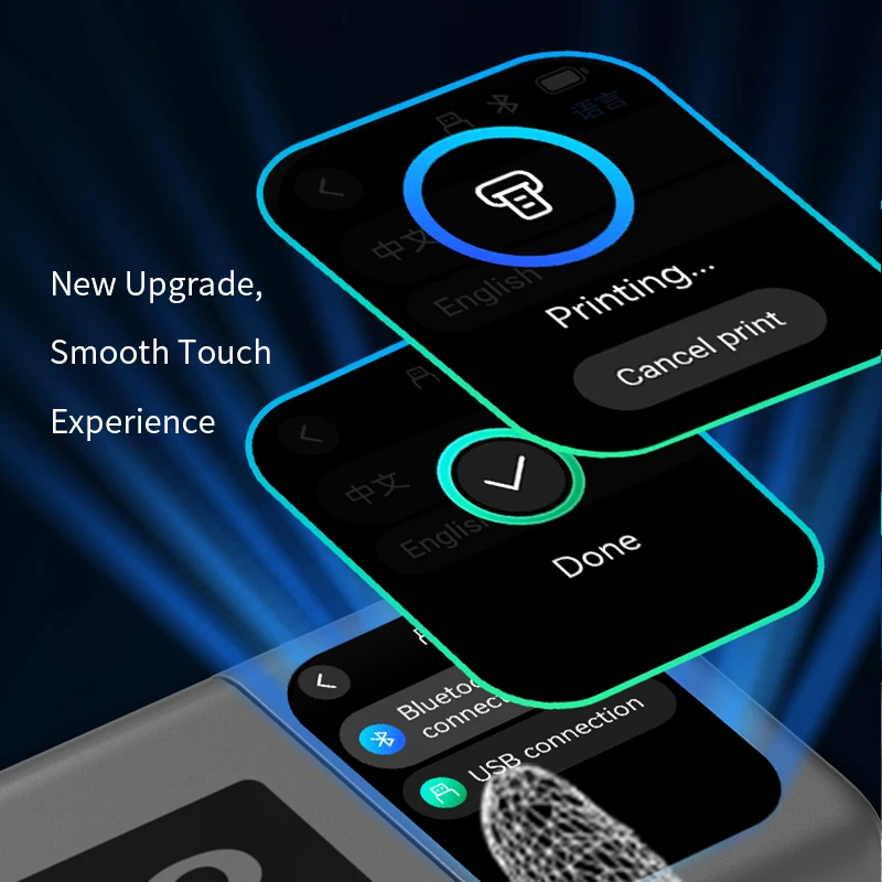 جديد AIMO T08FD طابعة استنسل الوشم الحرارية اللاسلكية آلة نقل الوشم آلة ناسخة متوافقة مع الهاتف الذكي والكمبيوتر #5