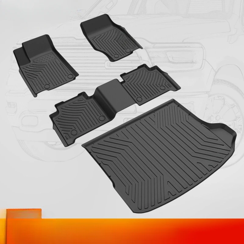 

Floor Mats CargoLiners for 2022-2025 Jeep Grand Cherokee TPE Black Full Set United States