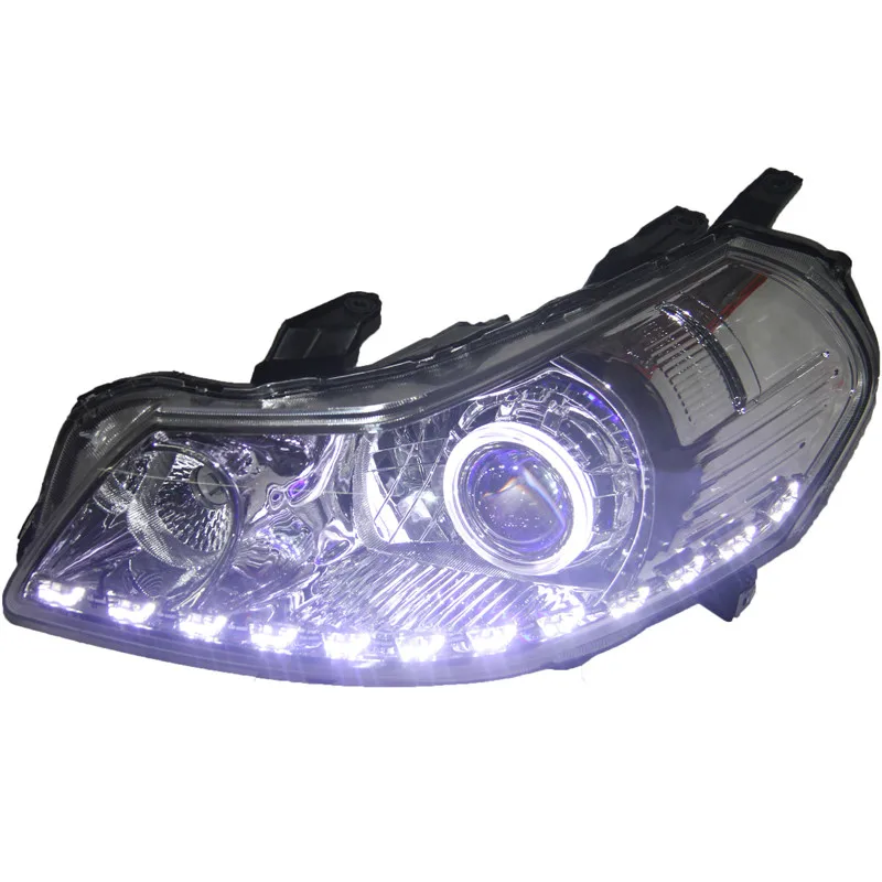 Gruppo faro a LED per suzuki SX4 angel eye bi-lens xenon hid lamp indicatore di direzione streamer a fascio alto basso