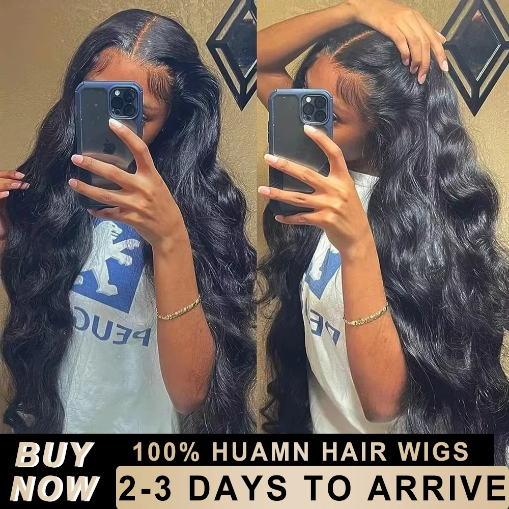 30 40 pollici 13x6 Hd onda del corpo parrucca anteriore del merletto 100% veri capelli umani grezzi parrucche brasiliane 250% 13x4 Hd parrucca frontale del merletto per le donne nere