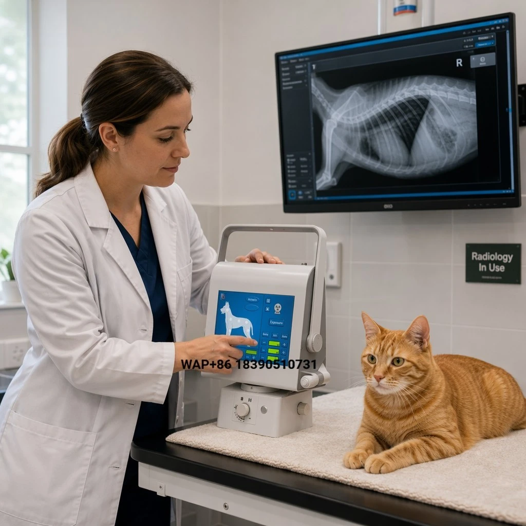 Digital X-ray Equipment Handheld Portable X-ray Imaging System for Small and Large Animal Clinic Practices