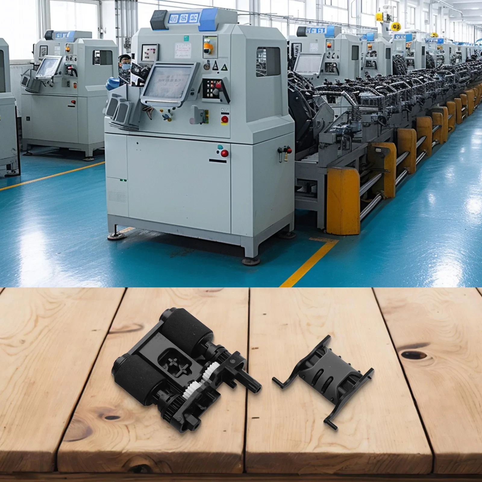 A Solution ADF Pickup Roller Separation Pad Set Designed for Compatibility with Multiple For HP Printer Models