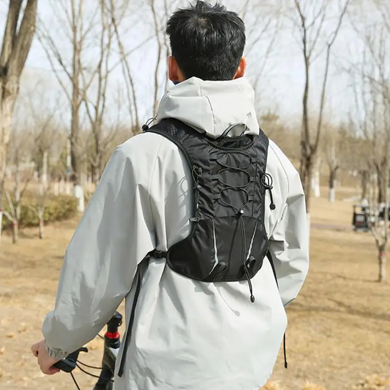 

Running Hydration Pack Marathoner Race Water Bladder Adjustable Running Hydration Backpack For Hiking Jogging Camping Cycling