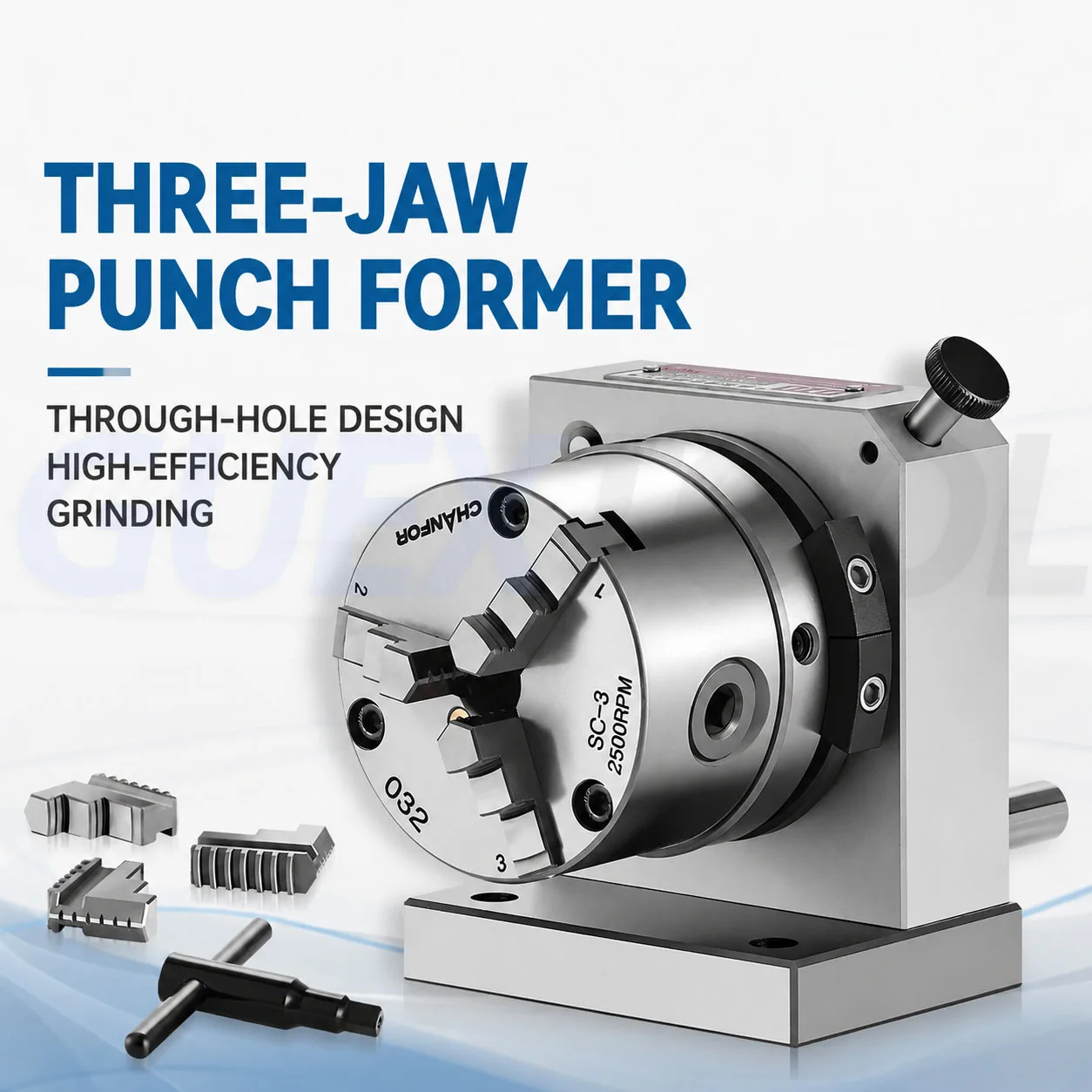 High Precision Three Jaw Punch Former ER32 Collet Chuck Unidirectional Bidirectional Forming Grinding Pin Machine Tool