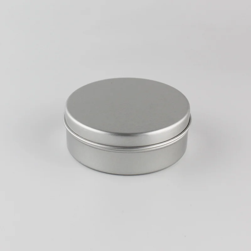 

50pcs 100g Aluminum Round Empty Canning Jar Tin Containers Aluminum Storage Candle Tea Can