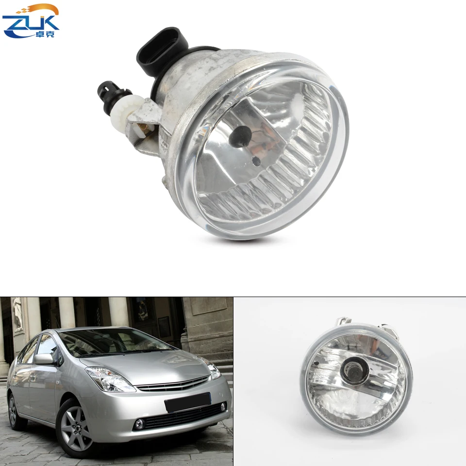 

ZUK Front Bumper Fog Light Anti-Fog Reflector Lamp Foglight With Bulb For TOYOTA PRIUS 2004-2009 ZVW20 81221-52070 81211-52070